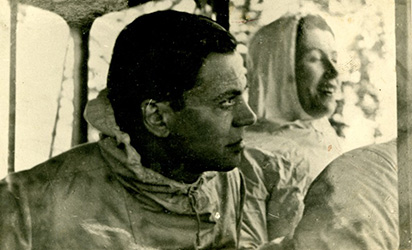 Colette Pons et Jean Moulin à Megève