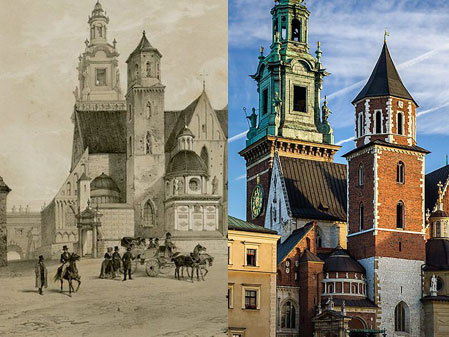 Couverture de Estampe de la semaine -La cathédrale de Cracovie