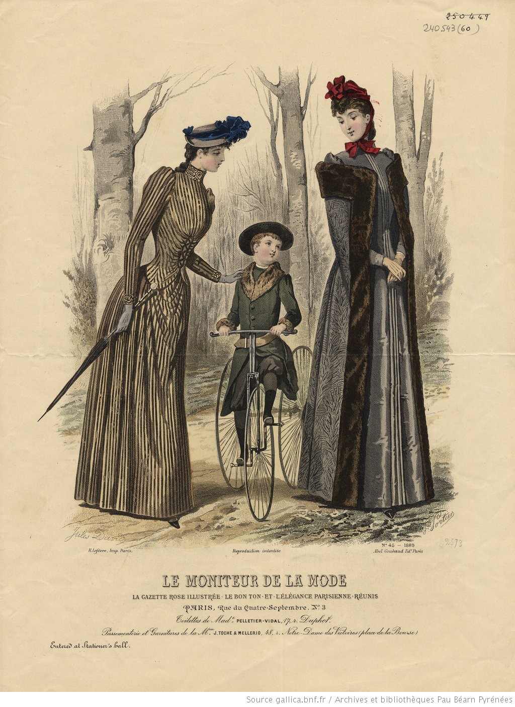 Couverture de Les modes vestimentaires féminines du XIXe siècle